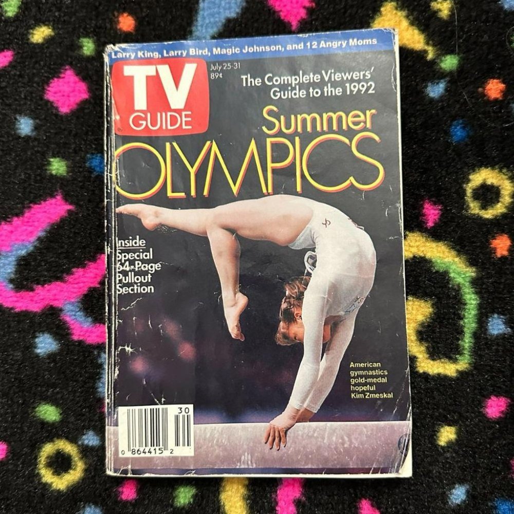 JULY 1992 25-31ST SUMMER OLYMPICS TV GUIDE